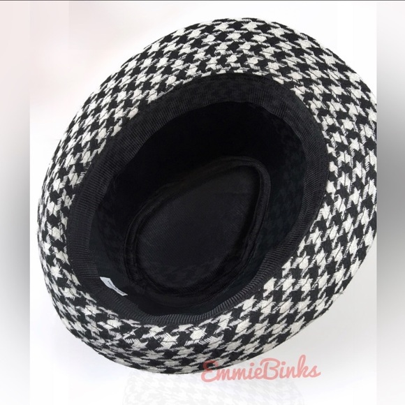 New Unisex Houndstooth University of Alabama Coach Bear Bryant Style  Fedora Hat - Picture 7 of 10